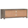 vidaXL TV Cabinet Grey 120x30x40 cm Solid Mango Wood