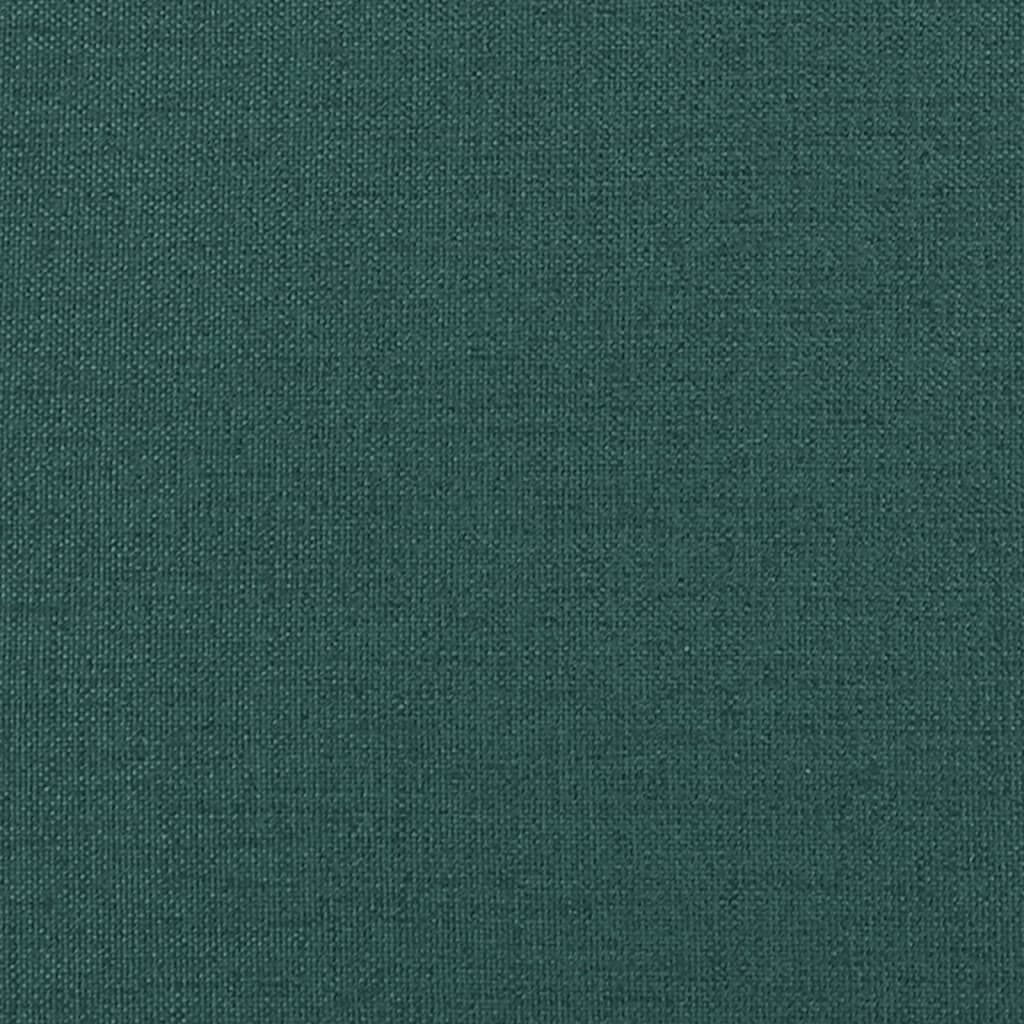 vidaXL Massage Recliner Chair Dark Green Fabric