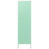 vidaXL Wardrobe Mint 90x50x180 cm Steel