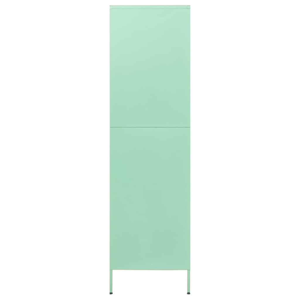vidaXL Wardrobe Mint 90x50x180 cm Steel