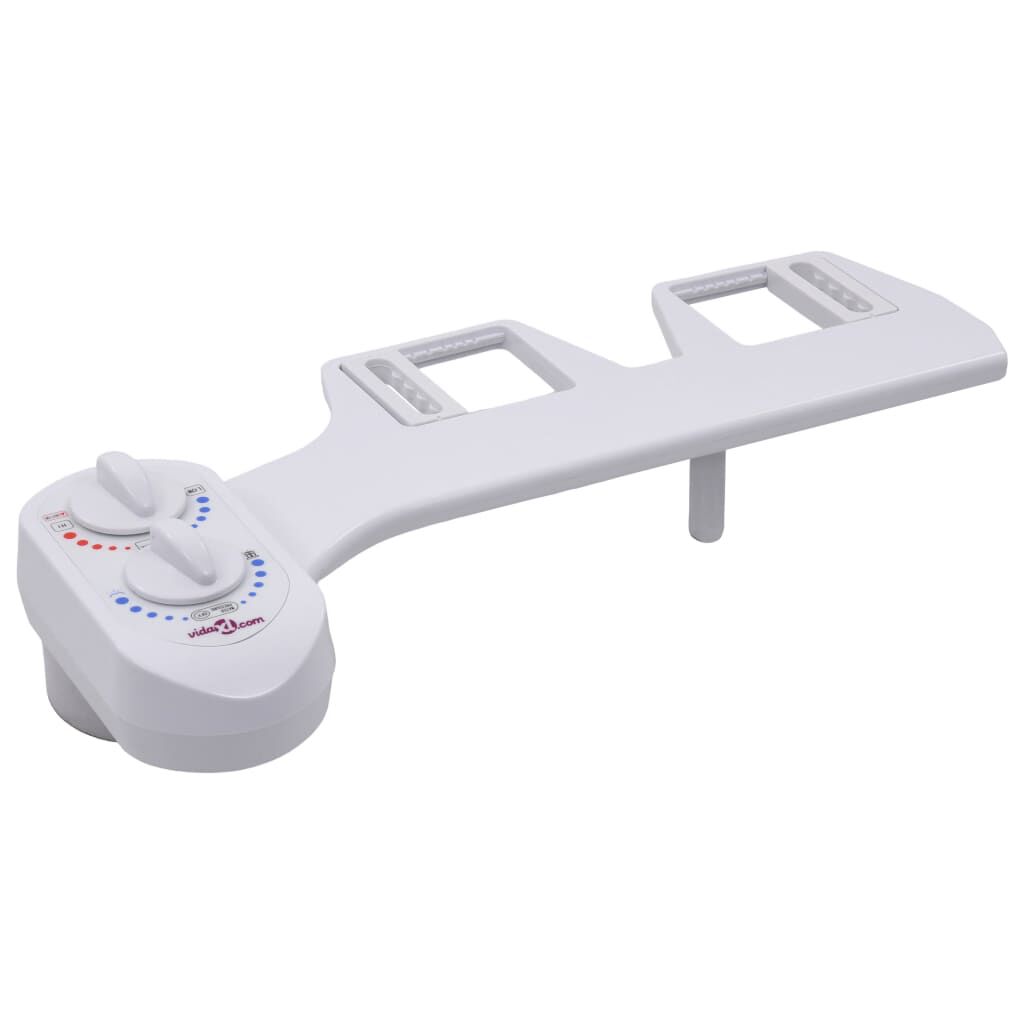 vidaXL Bidet Toilet Seat Attachment Hot Cold Water Single Nozzle