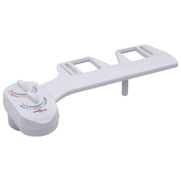 vidaXL Bidet Toilet Seat Attachment Hot Cold Water Single Nozzle