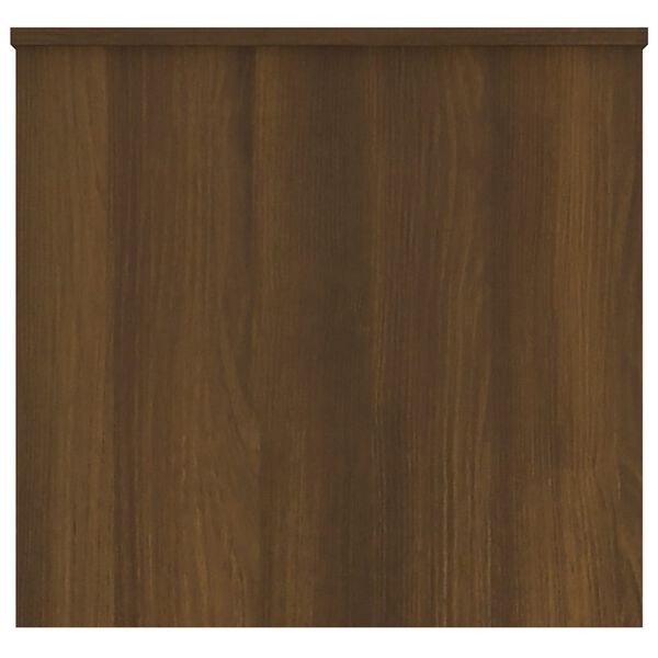 vidaXL Coffee Table Brown Oak 102x55.5x52.5 cm Engineered Wood