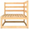 vidaXL Garden 2-Seater Sofa with Cushions Solid Pinewood
