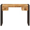 vidaXL Desk with 2 Drawers 110x50x77 cm Solid Mango Wood