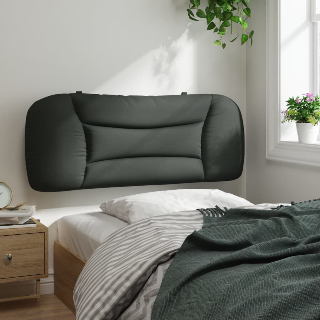 vidaXL Headboard Cushion "Hvar" Dark Grey 100 cm Fabric