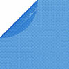 vidaXL Floating Round PE Solar Pool Film 381 cm Blue