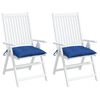 vidaXL Pallet Cushions 2pcs Blue 50x50x7 cm Oxford Fabric