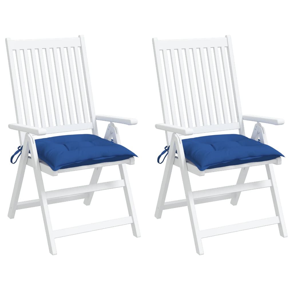 vidaXL Pallet Cushions 2pcs Blue 50x50x7 cm Oxford Fabric