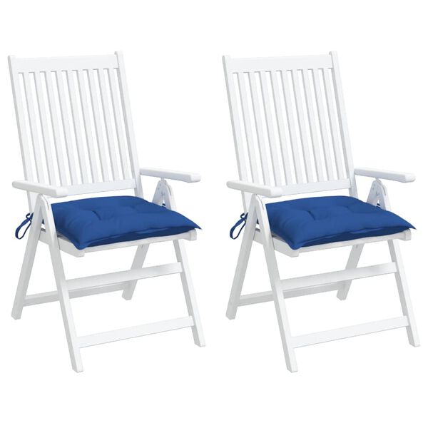 vidaXL Pallet Cushions 2pcs Blue 50x50x7 cm Oxford Fabric