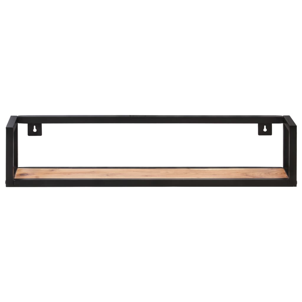 vidaXL Wall Shelves 2 pcs 80 cm Solid Acacia Wood
