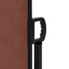 vidaXL Retractable Side Awning Brown 100x300 cm