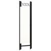 vidaXL 4-Panel Room Divider White 160x180 cm