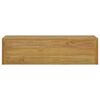 vidaXL Wall-mounted Bathroom Cabinet 110x45x30 cm Solid Wood Teak