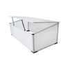 vidaXL Cold Frame 2 Lids 110x55x41 cm
