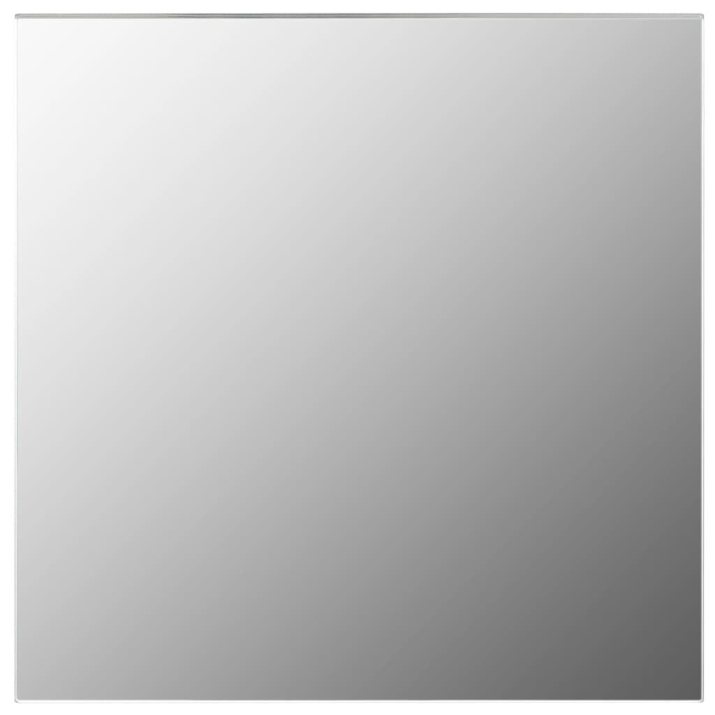vidaXL 7 Piece Wall Mirror Set Square Glass