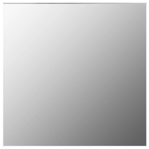 vidaXL 7 Piece Wall Mirror Set Square Glass