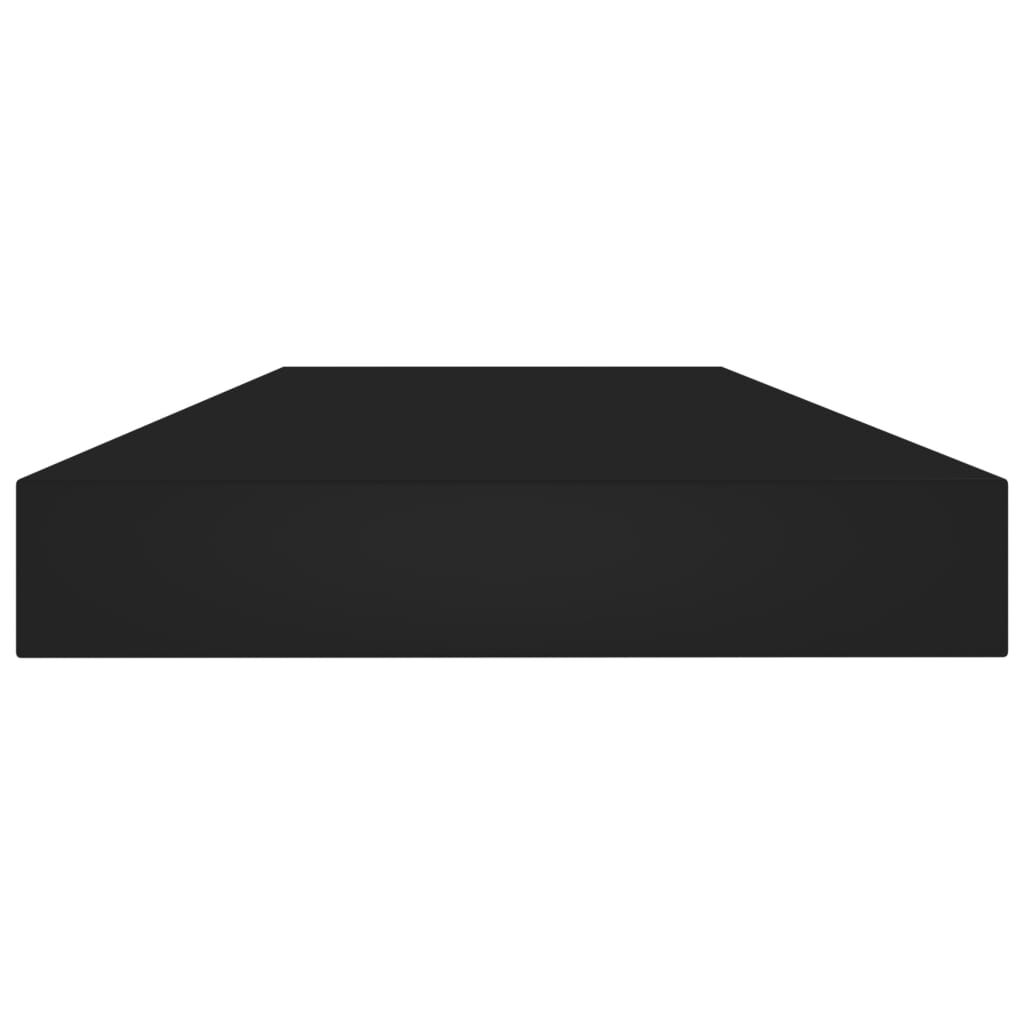 vidaXL Bookshelf Boards 8 pcs Black 80x10x1.5 cm Engineered Wood