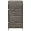 vidaXL Garden Shed Anthracite 55x52x112 cm Solid Wood Fir