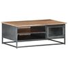 vidaXL Coffee Table Grey 90x50x35 cm Solid Acacia Wood