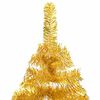 vidaXL Artificial Pre-lit Christmas Tree with Ball Set Gold 120 cm PET
