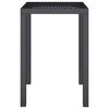 vidaXL Garden Table Anthracite 50x50x72 cm Steel