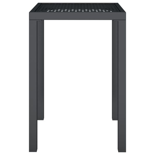 vidaXL Garden Table Anthracite 50x50x72 cm Steel