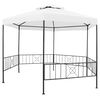vidaXL Garden Gazebo 323x275x265 cm White 180 g/m²