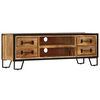 vidaXL TV Cabinet with Drawers 120x30x40 cm Solid Mango Wood