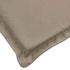 vidaXL Sun Lounger Cushion Taupe 180x60x4 cm Oxford Fabric