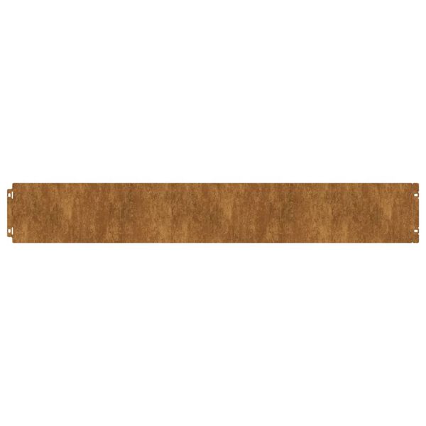 vidaXL Lawn Edgings 10 pcs 15x103 cm Flexible Corten steel