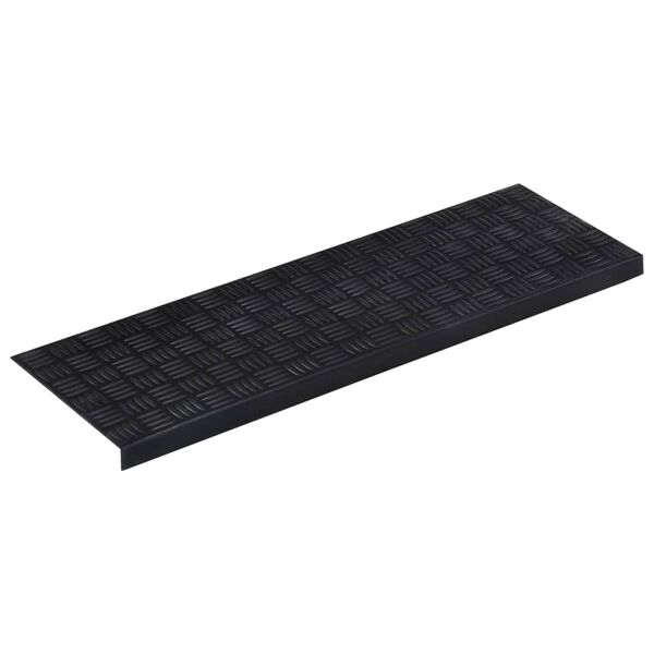 vidaXL Stair Treads 5 pcs 25x75 cm Rubber