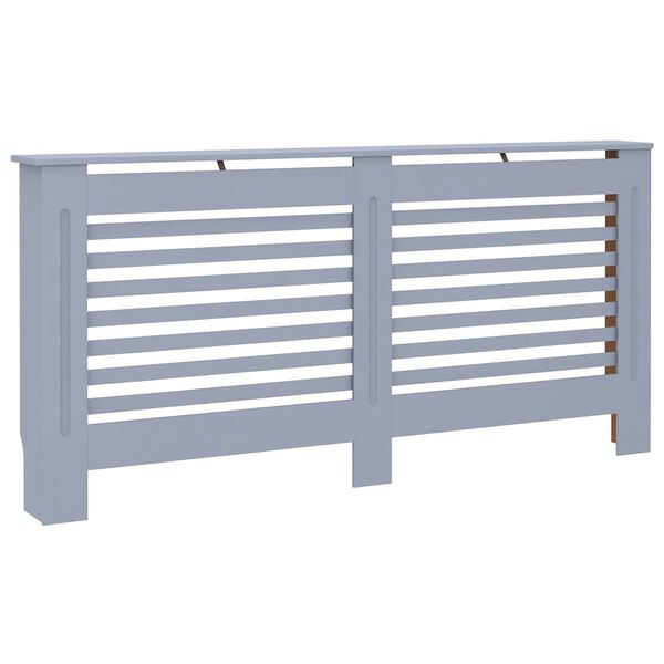 vidaXL Radiator Cover Anthracite 172x19x81.5 cm MDF
