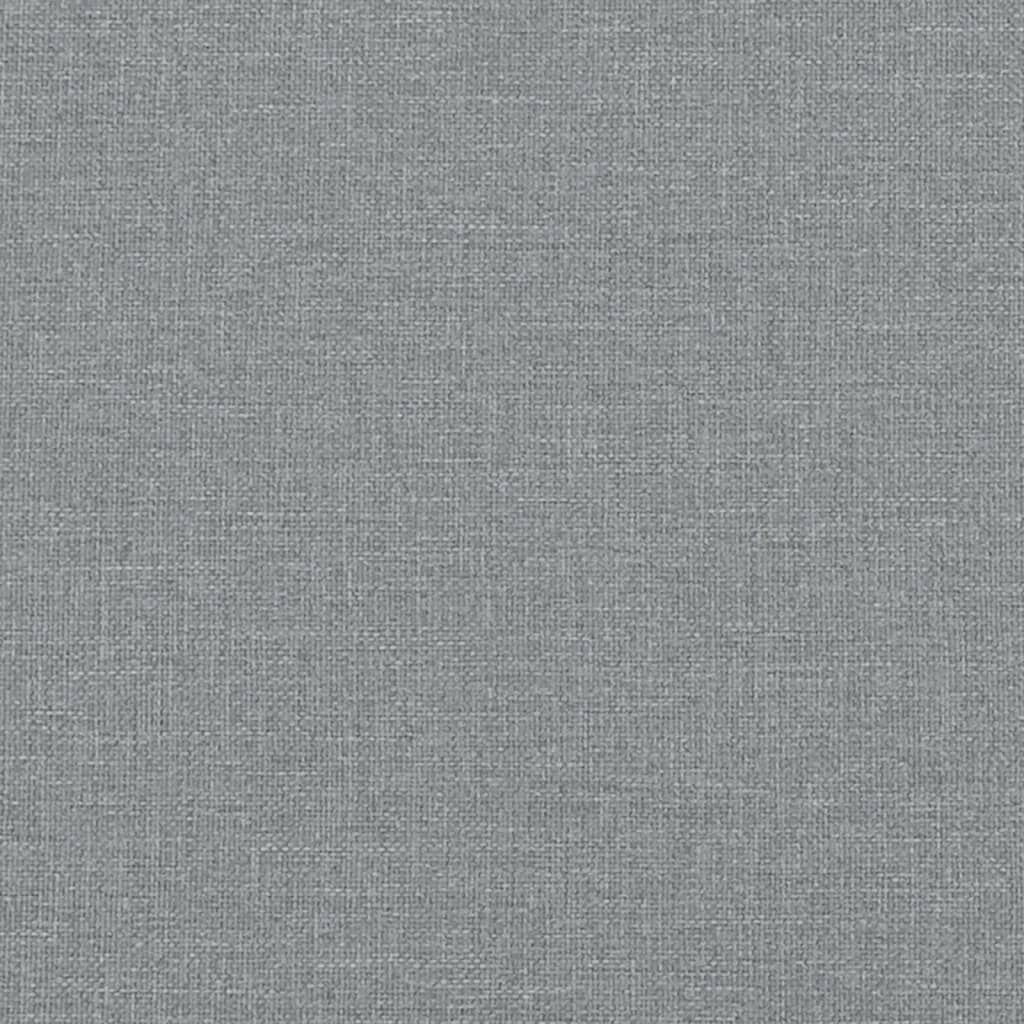 vidaXL Headboard Cushion Light Grey 183 cm King Fabric