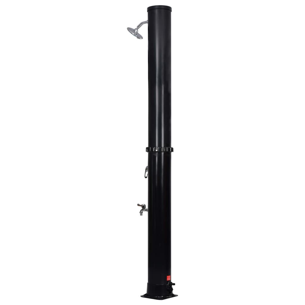 vidaXL Outdoor Solar Shower with Shower Head and Faucet 40 L