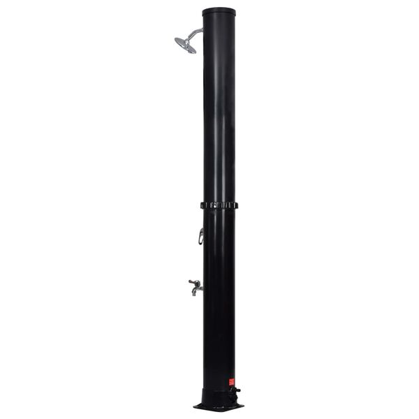 vidaXL Outdoor Solar Shower with Shower Head and Faucet 40 L