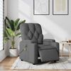 vidaXL Electric Massage Recliner Chair Dark Grey Fabric