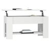 vidaXL Coffee Table White 101x49x52 cm Engineered Wood