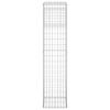 vidaXL Gabion Basket Posts 2 pcs 40x40x180 cm Iron