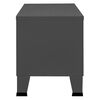 vidaXL Industrial TV Cabinet Anthracite 105x35x42 cm Metal
