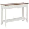 vidaXL Console Table White 110x35x80 cm Wood