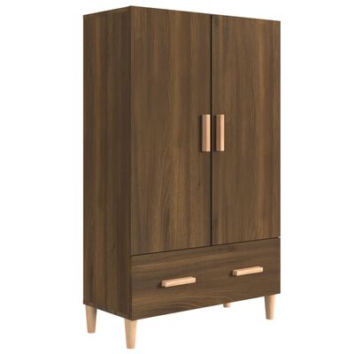 vidaXL Highboard Brown Oak 70x31x115 cm Engineered Wood