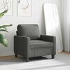 vidaXL Sofa Chair Dark Grey 60 cm Fabric