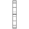 vidaXL 6-Tier Book Cabinet White 40x30x210 cm Engineered Wood