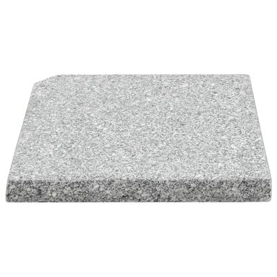 vidaXL Umbrella Weight Plate Granite 25 kg Square Grey