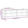 vidaXL Garden Planter White 180x50x50 cm Solid Wood Pine