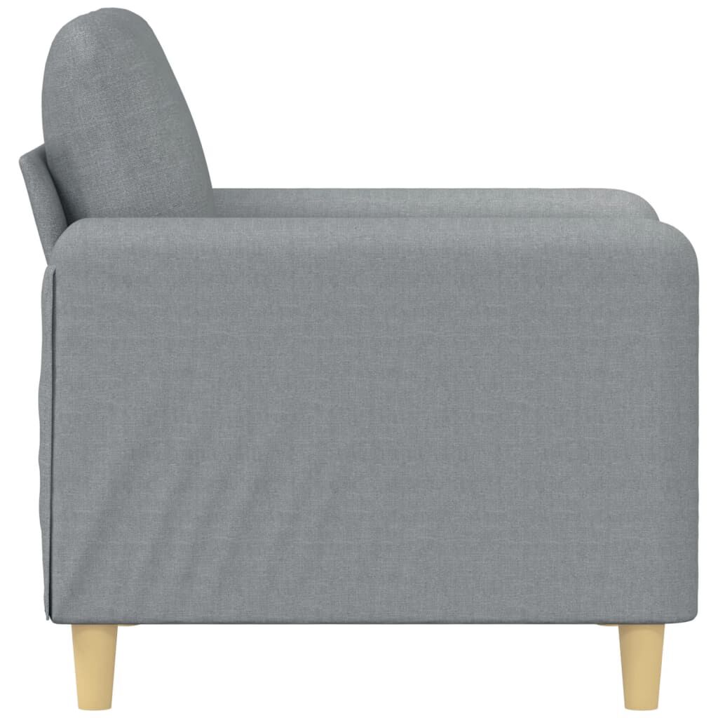 vidaXL Sofa Chair Black 60 cm Fabric