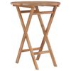 vidaXL Folding Garden Table 60 cm Solid Teak Wood