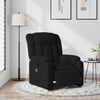 vidaXL Electric Massage Recliner Chair Black Fabric