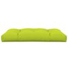 vidaXL Pallet Cushion Bright Green 120x80x12 cm Fabric
